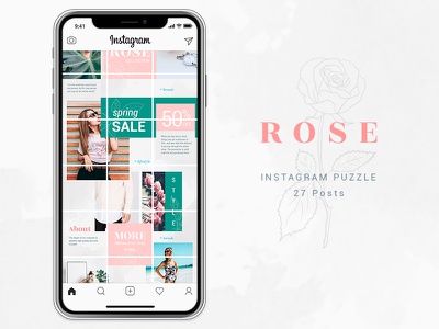 Detail Instagram Puzzle Template Nomer 19