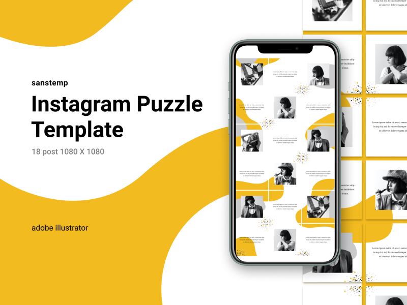 Detail Instagram Puzzle Template Nomer 23