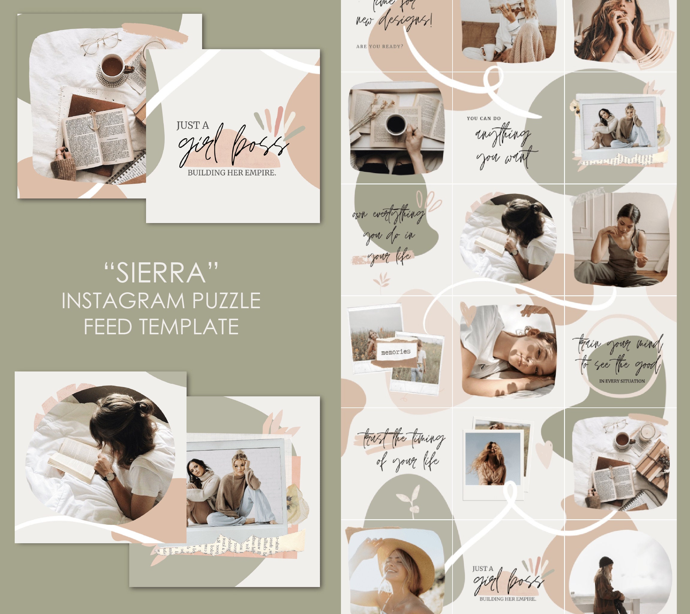 Detail Instagram Puzzle Template Nomer 4