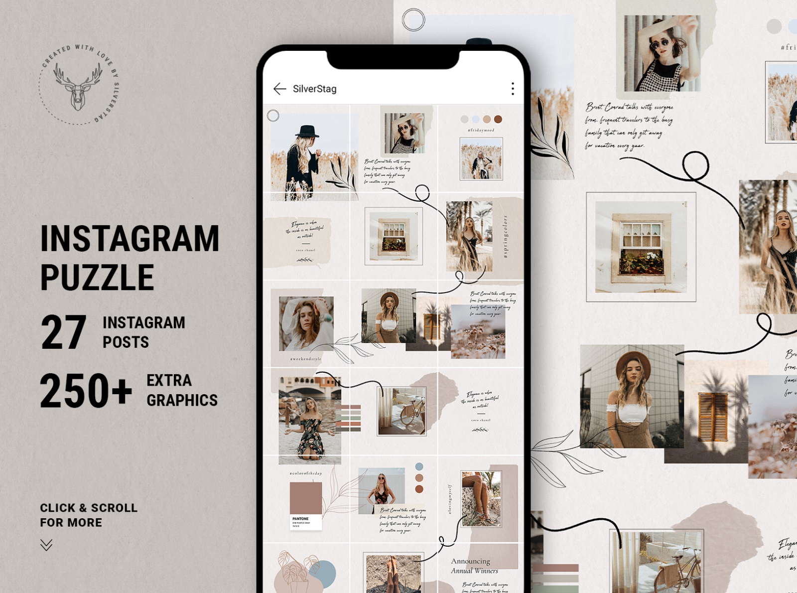 Detail Instagram Puzzle Template Nomer 5