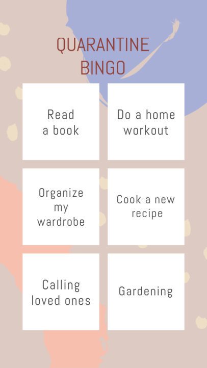 Detail Instagram Story Template Bingo Nomer 33