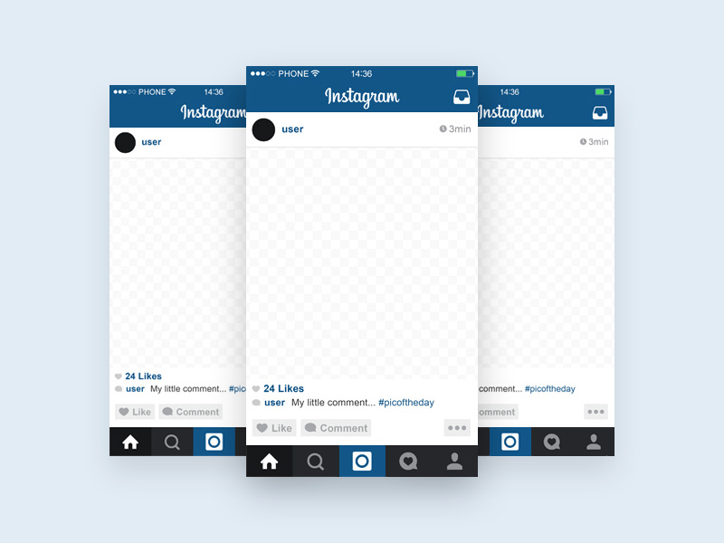 Detail Instagram Template Psd Nomer 17