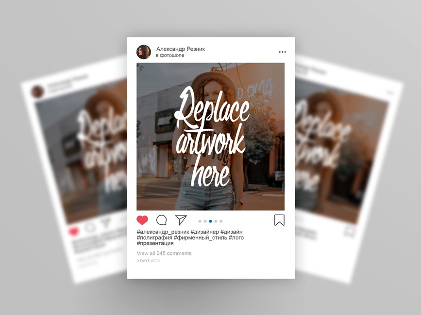 Detail Instagram Template Psd 2019 Nomer 10