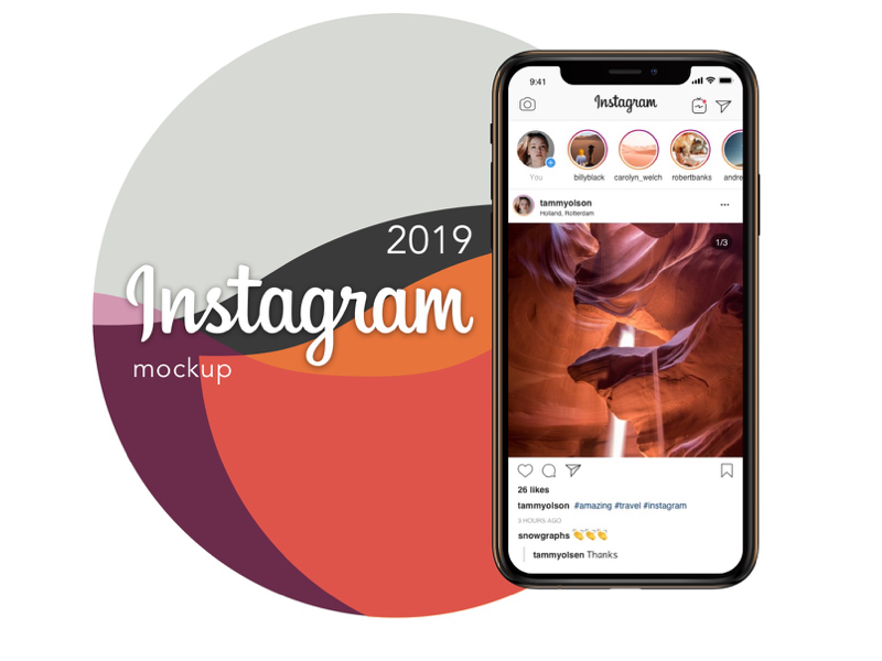 Detail Instagram Template Psd 2019 Nomer 12