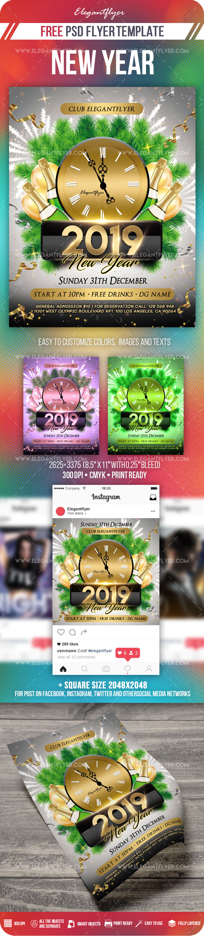 Detail Instagram Template Psd 2019 Nomer 25