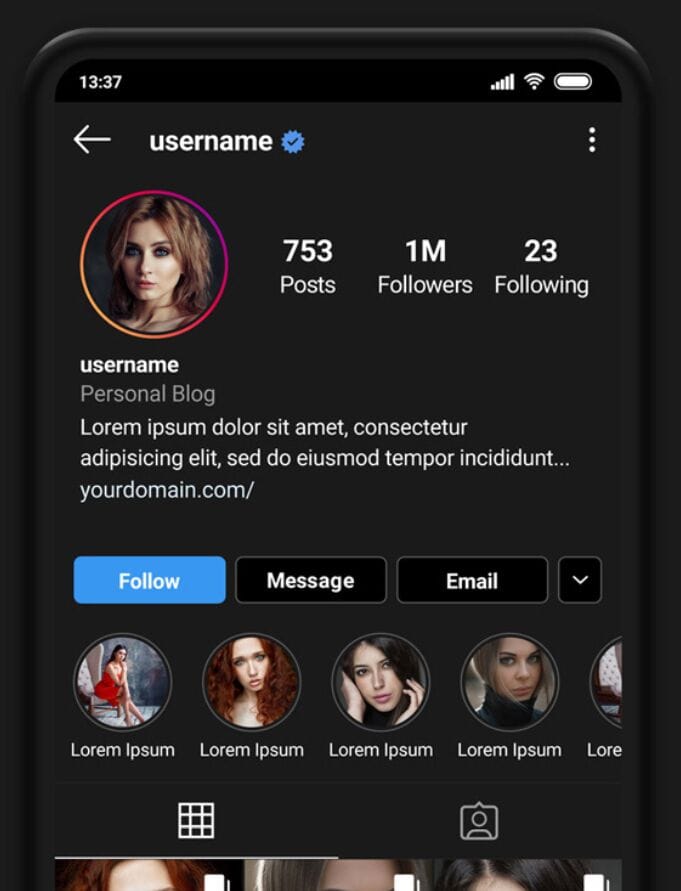 Detail Instagram Template Psd 2019 Nomer 38