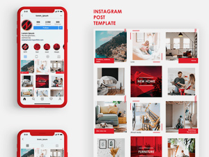 Detail Instagram Template Psd 2019 Nomer 42