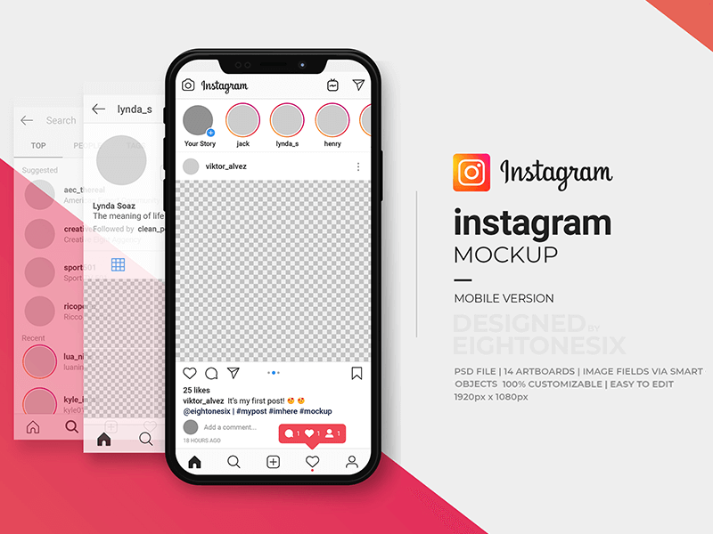 Detail Instagram Template Psd 2019 Nomer 52