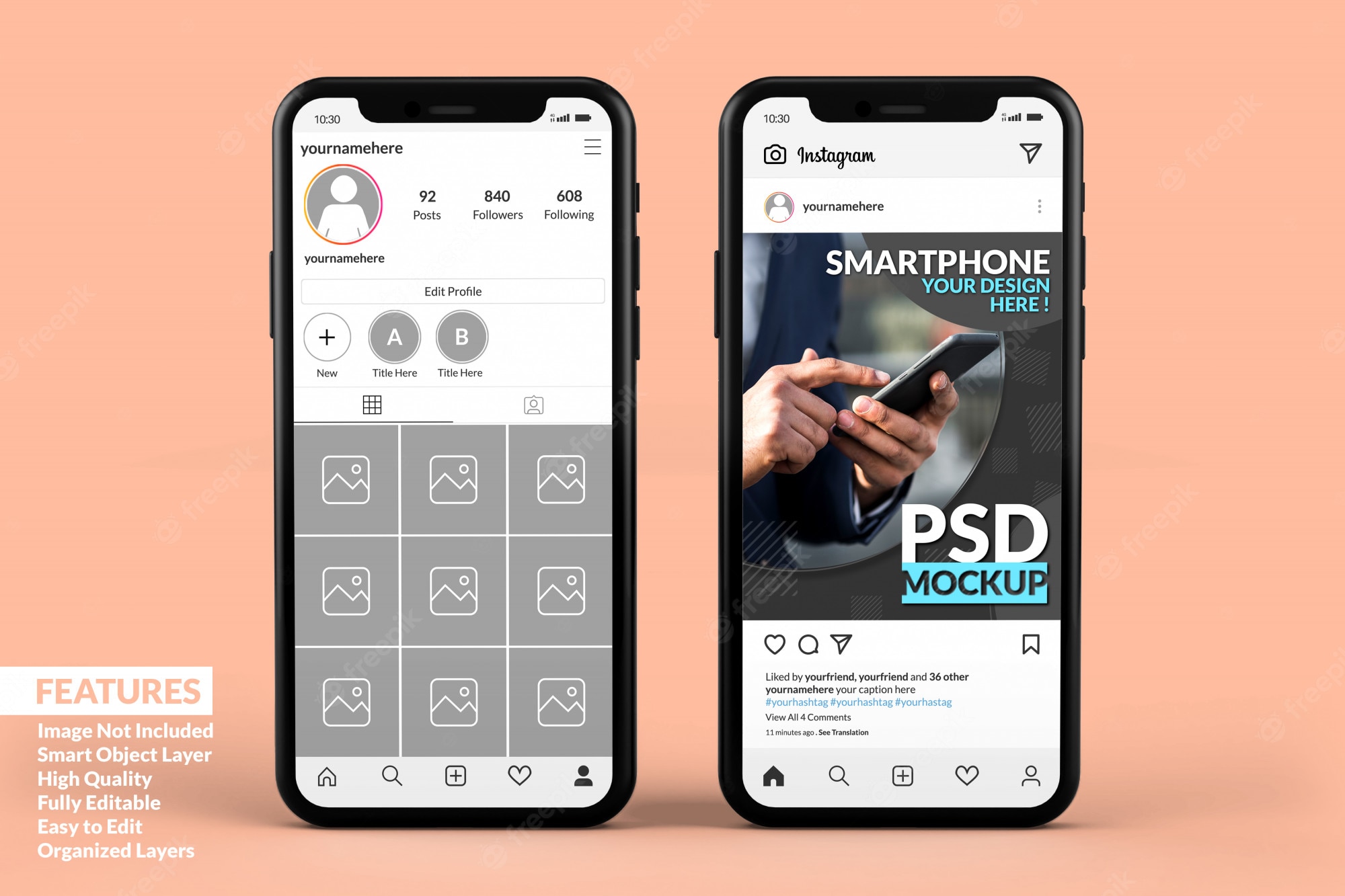 Detail Instagram Template Psd Free Nomer 35