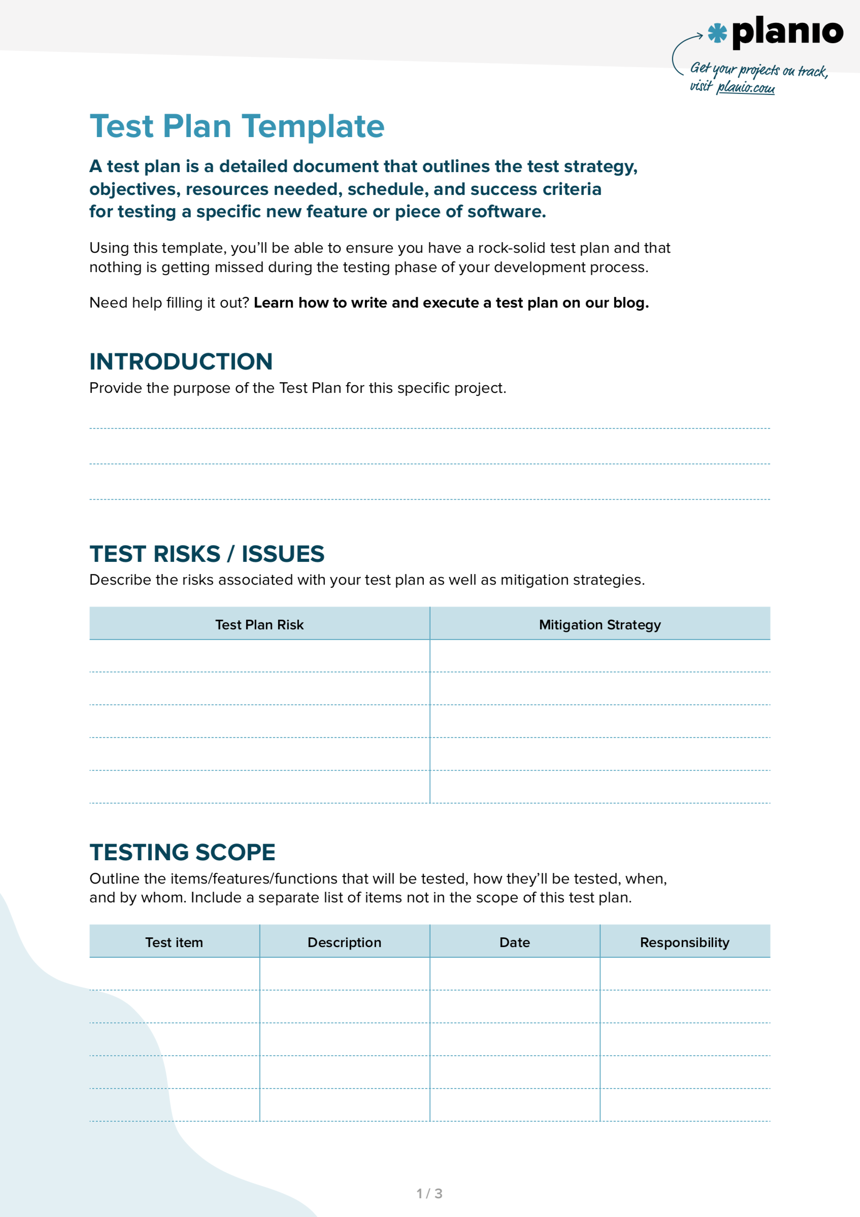 Detail Integration Plan Template Free Nomer 41