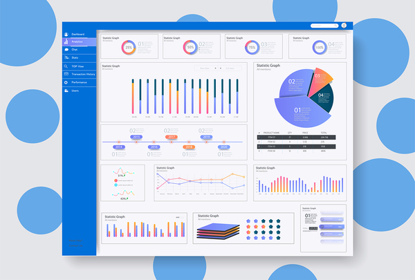 Detail Interactive Dashboard Excel Template Nomer 10