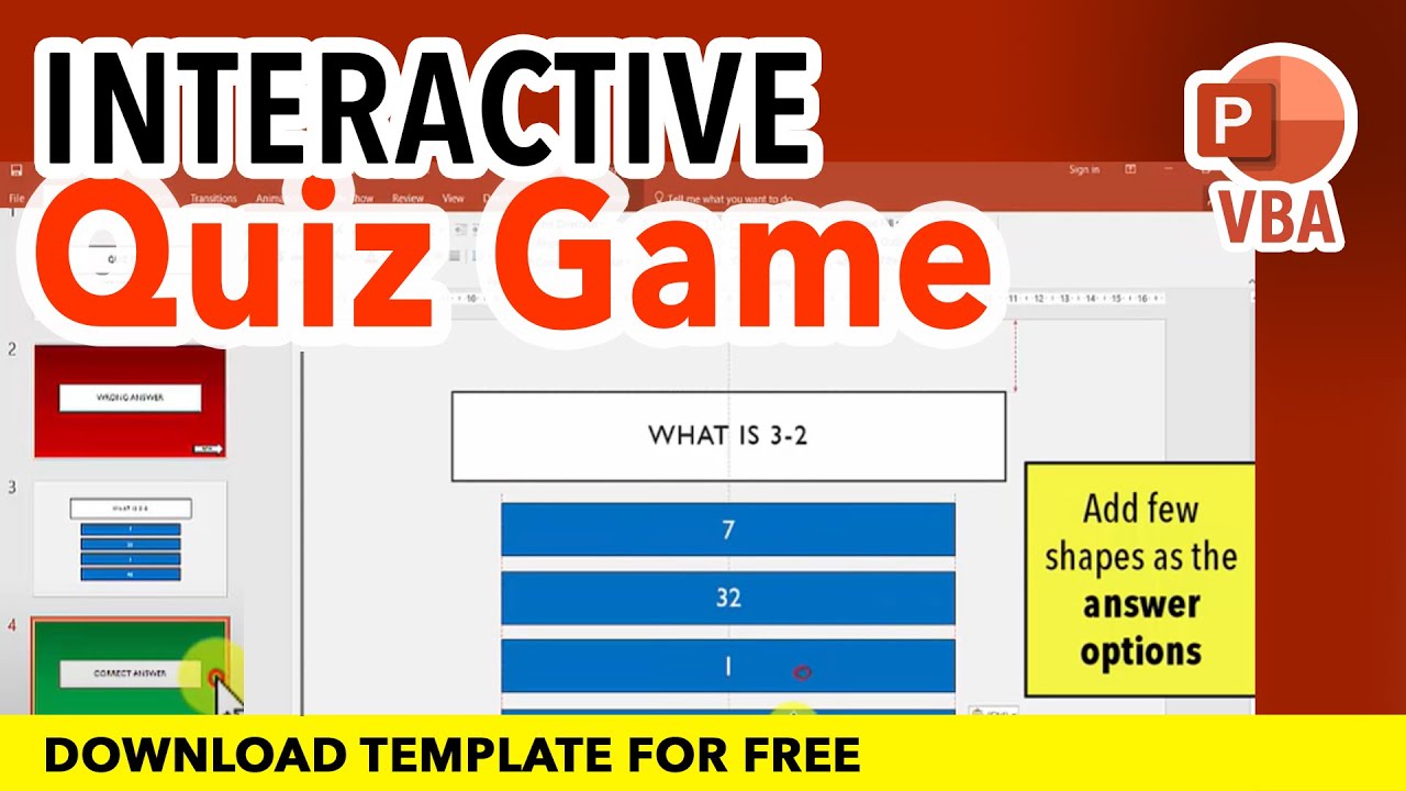 Detail Interactive Quiz Ppt Template Nomer 26