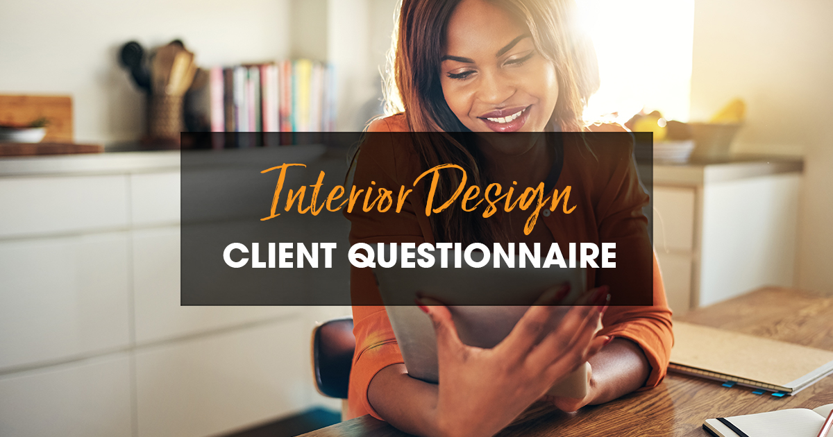 Detail Interior Design Questionnaire Template Nomer 28