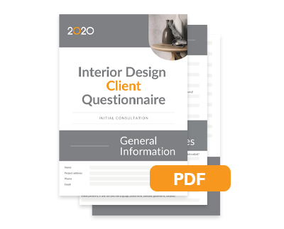 Detail Interior Design Questionnaire Template Nomer 7