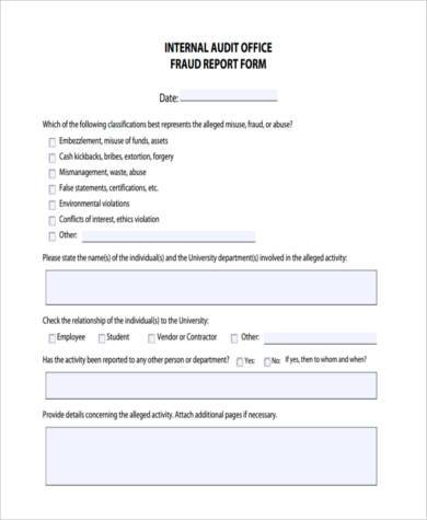 Detail Internal Audit Report Template Nomer 35