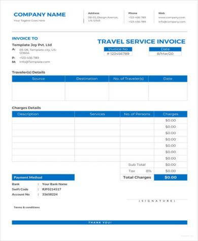 Detail Internet Bill Invoice Template Nomer 25