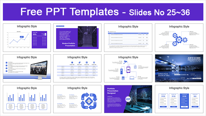 Detail Internet Of Things Powerpoint Template Nomer 35