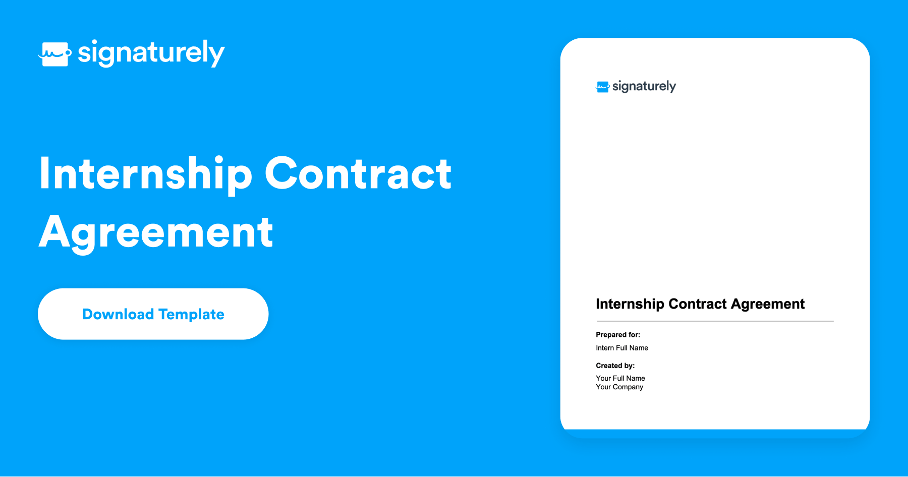 Detail Internship Contract Template Nomer 14