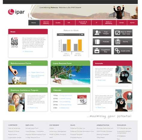 Detail Intranet Template Bootstrap Nomer 7