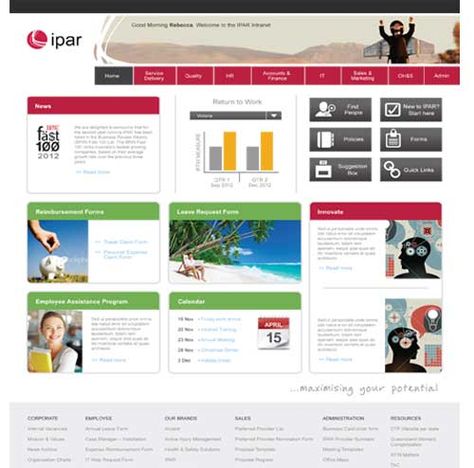 Detail Intranet Template Bootstrap Nomer 7