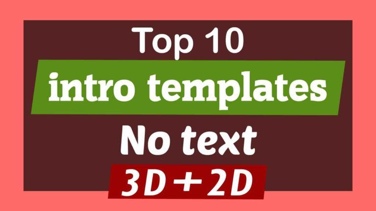 Detail Intro Templates No Text 3d Free Download Nomer 20