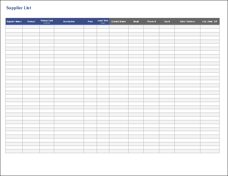 Detail Inventory Design Template Nomer 32