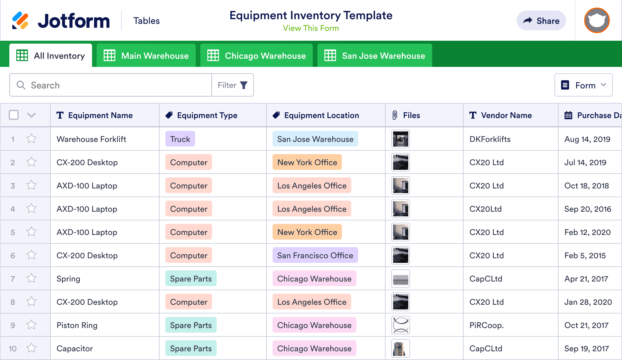 Detail Inventory Design Template Nomer 49