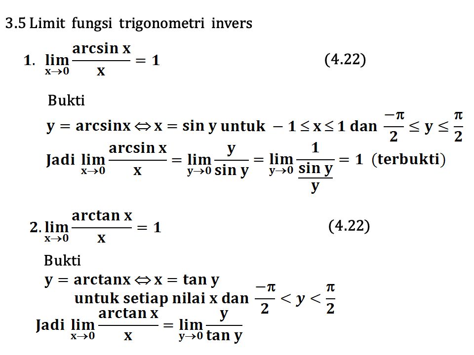 Detail Invers Fungsi Trigonometri Nomer 39