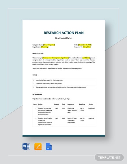 Detail Investigation Plan Template Nomer 24