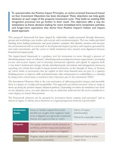 Detail Investment Framework Template Nomer 24