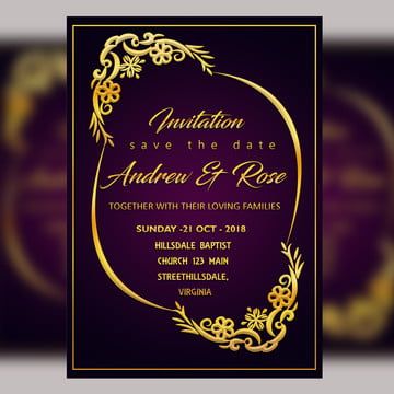 Detail Invitation Card Template Nomer 19