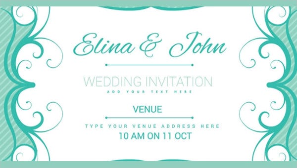 Detail Invitation Card Template Nomer 6