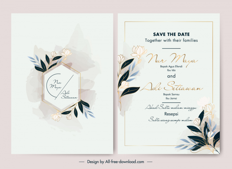 Detail Invitation Card Template Nomer 53