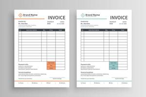 Detail Invoice Design Template Free Download Nomer 18