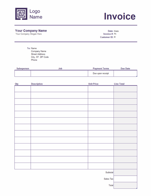 Detail Invoice Design Template Free Download Nomer 54