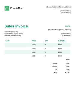 Detail Invoice Template Doc Nomer 56