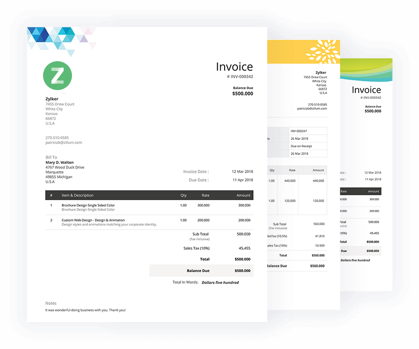 Detail Invoice Template Download Nomer 34
