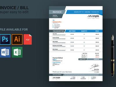 Detail Invoice Template Excel Nomer 17