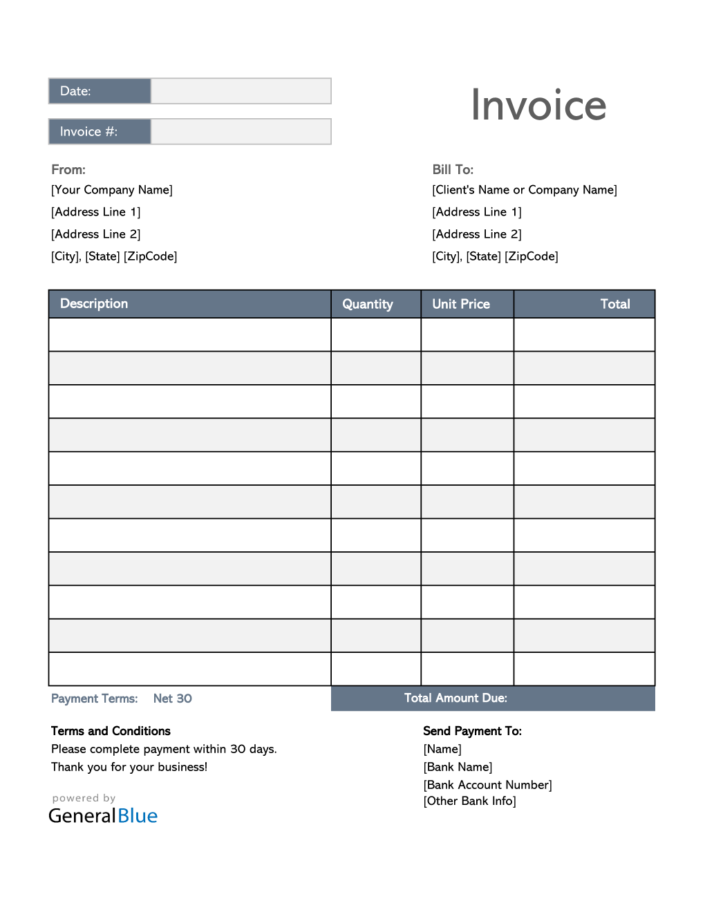 Detail Invoice Template Excel Nomer 23