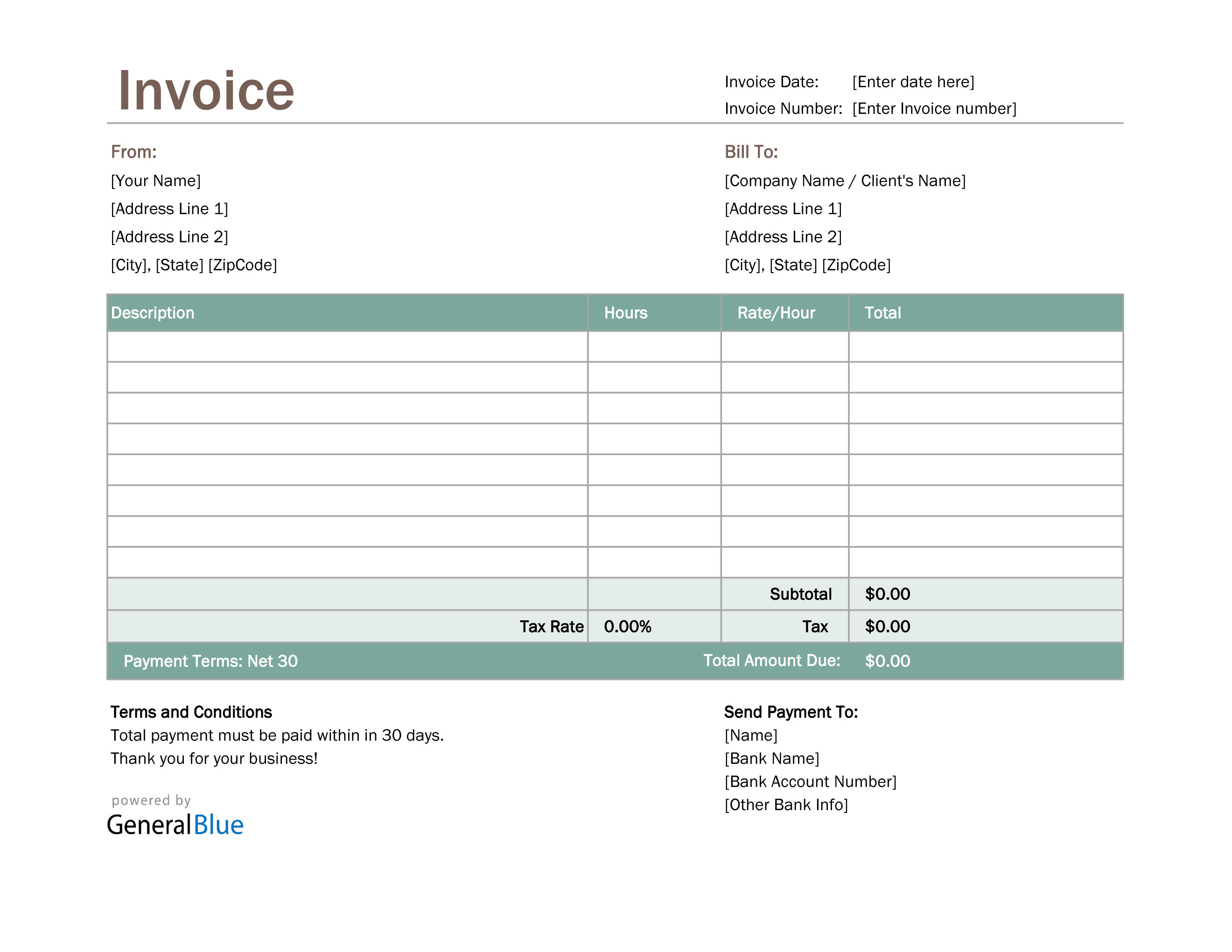 Detail Invoice Template Excel Nomer 41