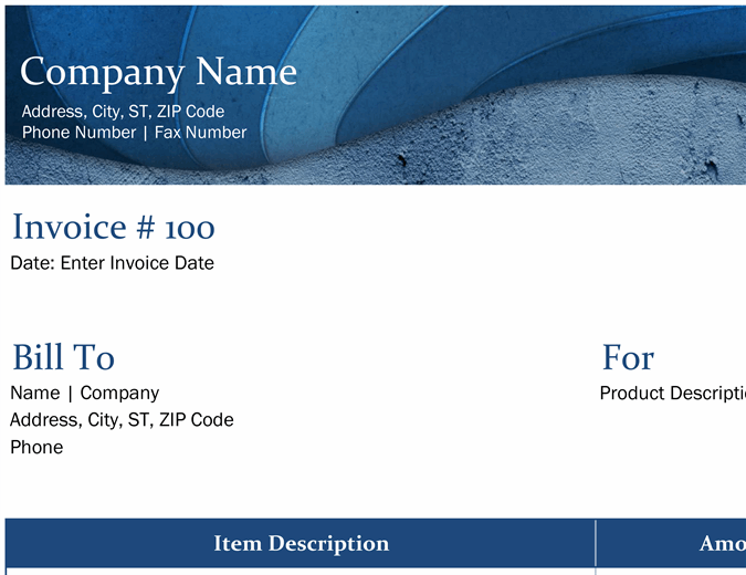 Detail Invoice Template Excel Download Nomer 45