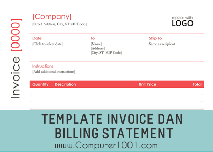 Detail Invoice Template Excel Indonesia Nomer 11