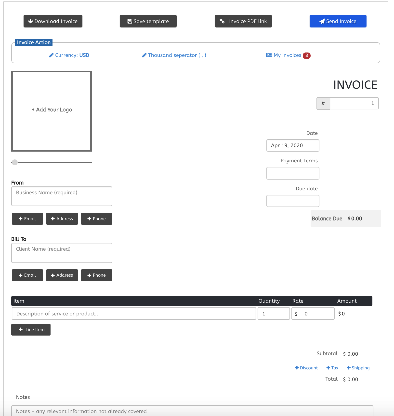 Detail Invoice Template Excel Indonesia Nomer 22