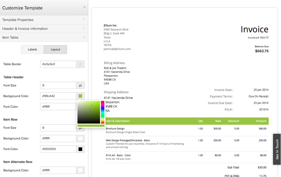 Detail Invoice Template Excel Indonesia Nomer 29