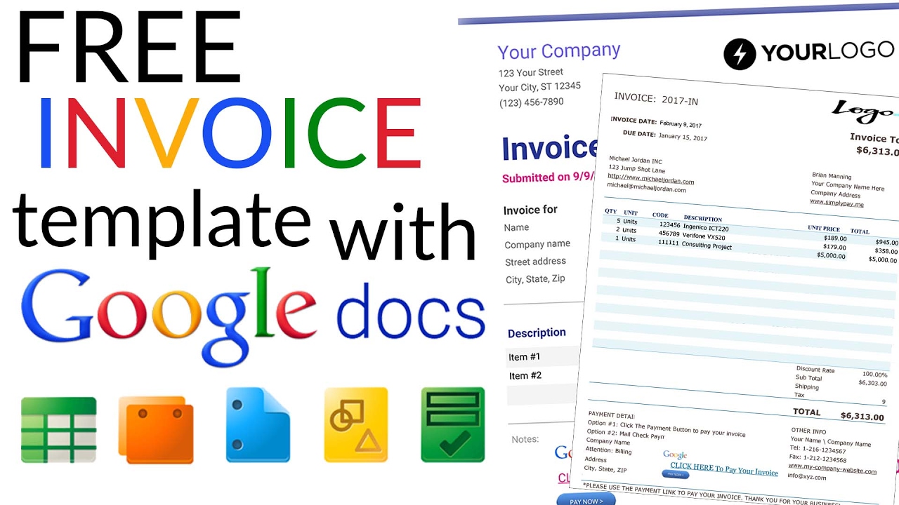 Detail Invoice Template Google Docs Nomer 14
