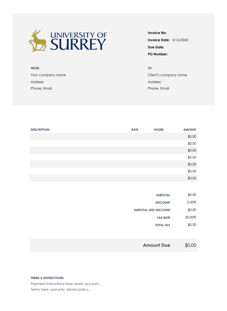 Detail Invoice Template Google Docs Nomer 18