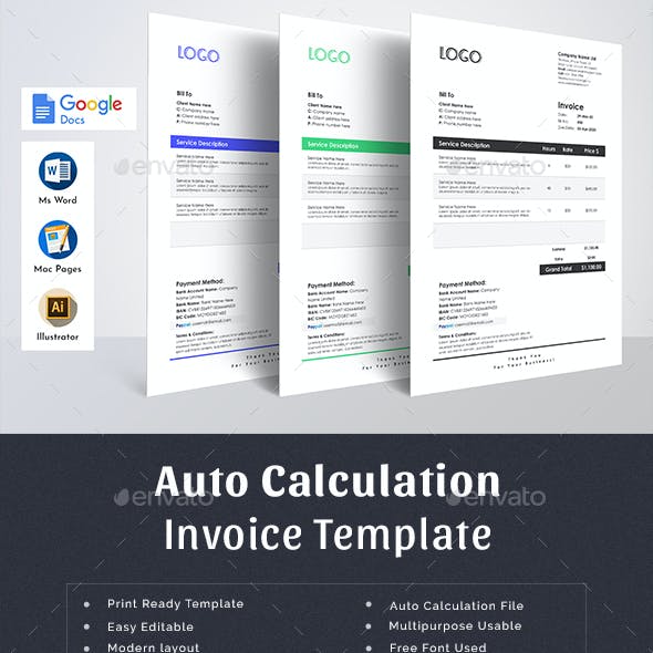 Detail Invoice Template Google Docs Nomer 52