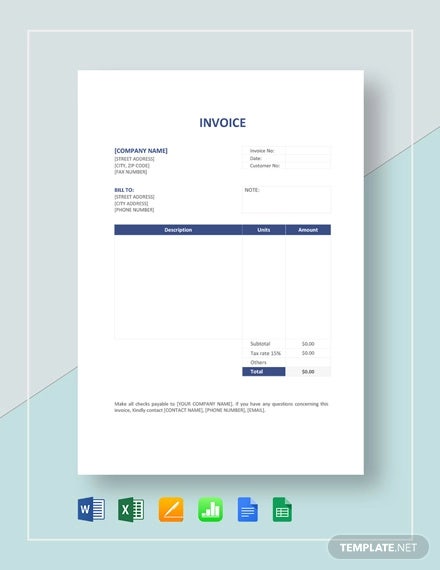 Detail Invoice Template Html With Css Free Download Nomer 18