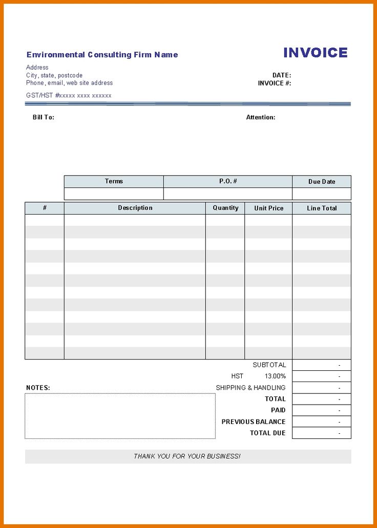 Detail Invoice Template Word Nomer 16