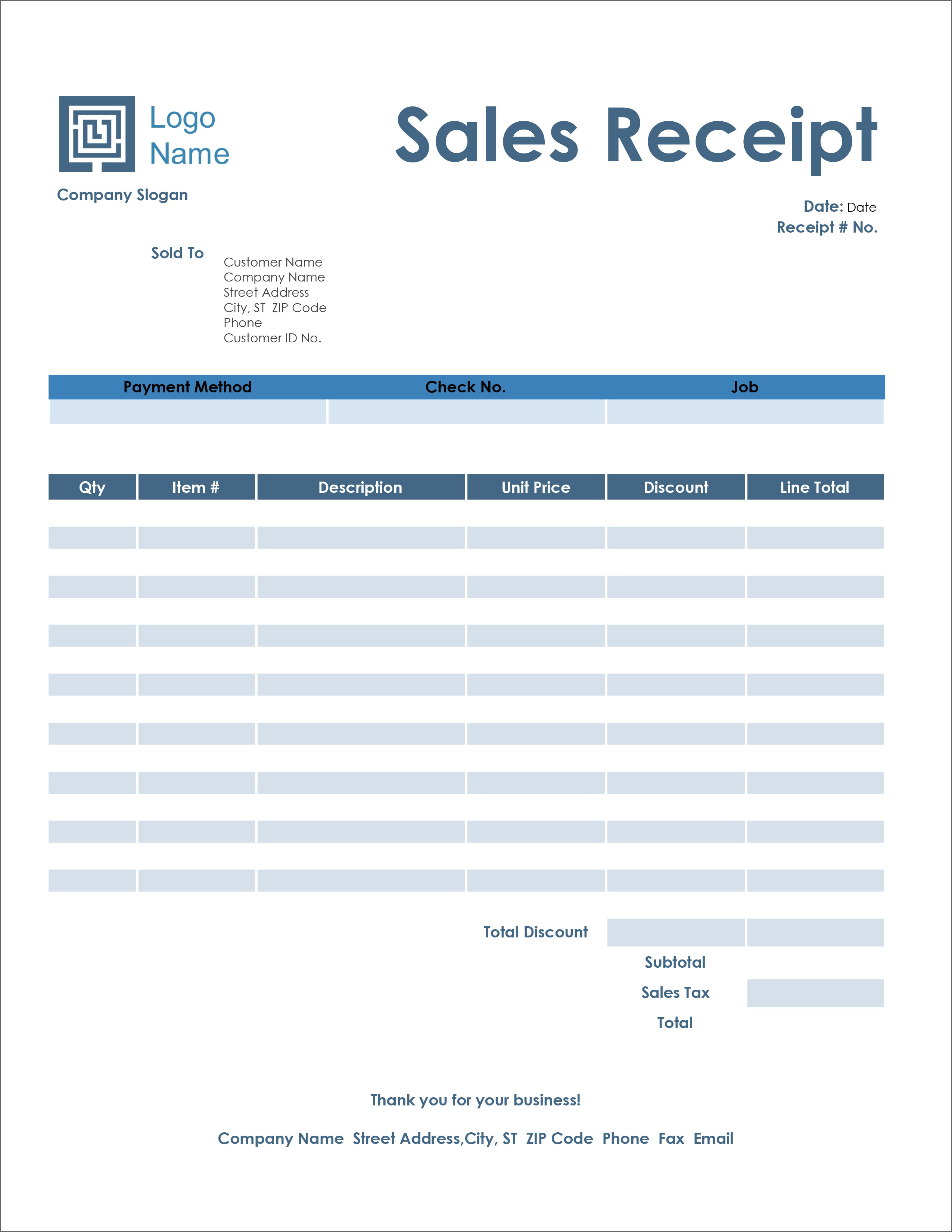 Detail Invoice Template Word Download Nomer 56